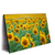 Led Wandbild Sonnenblumenfeld Querformat Produktvorschau Seitlich