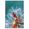 Led Wandbild Sonnenkaefer Auf Pusteblume Hochformat Produktvorschau Frontal