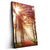 Led Wandbild Sonnenlicht Im Nebligen Wald Hochformat Produktvorschau Seitlich
