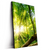Led Wandbild Sonnenstrahlen Im Dichten Wald Hochformat Produktvorschau Seitlich