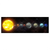 Led Wandbild Sonnensystem Panorama Produktvorschau Frontal
