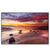 Led Wandbild Sonnenuntergang Am Strand Mit Felsen Querformat Produktvorschau Frontal