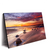 Led Wandbild Sonnenuntergang Am Strand Mit Felsen Querformat Produktvorschau Seitlich