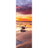 Led Wandbild Sonnenuntergang Am Strand Mit Felsen Schmal Motivvorschau