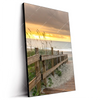 Led Wandbild Sonnenuntergang Am Strandweg Hochformat Produktvorschau Seitlich