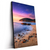 Led Wandbild Sonnenuntergang In Bucht Hochformat Produktvorschau Seitlich
