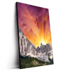 Led Wandbild Sonnenuntergang In Den Bergen Hochformat Produktvorschau Seitlich
