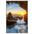 Led Wandbild Sonnenuntergang In Meeresgrotte Hochformat Produktvorschau Frontal