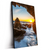 Led Wandbild Sonnenuntergang In Meeresgrotte Hochformat Produktvorschau Seitlich