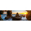 Led Wandbild Sonnenuntergang In Meeresgrotte Panorama Motivvorschau