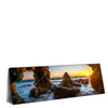 Led Wandbild Sonnenuntergang In Meeresgrotte Panorama Produktvorschau Seitlich