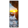Led Wandbild Sonnenuntergang In Meeresgrotte Schmal Produktvorschau Frontal