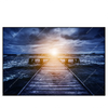 Led Wandbild Sonnenuntergang Meer Querformat Produktvorschau Frontal