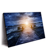 Led Wandbild Sonnenuntergang Meer Querformat Produktvorschau Seitlich