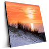 Led Wandbild Sonnenuntergang Mit Duene Und Meer Quadrat Produktvorschau Seitlich
