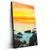 Led Wandbild Sonnenuntergang Ueber Dem Meer Hochformat Produktvorschau Seitlich