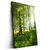 Led Wandbild Sonniger Morgen Im Wald Hochformat Produktvorschau Seitlich