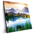 Led Wandbild Sonniger Tag Am Bergsee Quadrat Produktvorschau Seitlich