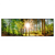 Led Wandbild Sonniger Wald Panorama Produktvorschau Frontal