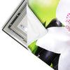 Led Wandbild Spa Wellness Steine Hochformat Materialvorschau