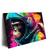 Led Wandbild Space Monkey Querformat Produktvorschau Seitlich