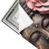 Led Wandbild Spiritueller Buddha Und Blumen Hochformat Materialvorschau