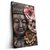 Led Wandbild Spiritueller Buddha Und Blumen Hochformat Produktvorschau Seitlich