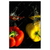 Led Wandbild Spritzer Von Paprika Beim Fallen Ins Wasser Hochformat Produktvorschau Frontal