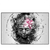 Led Wandbild Statue Mit Blume Grunge Stil Querformat Produktvorschau Frontal