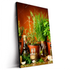 Led Wandbild Stillleben Mit Mediterranen Kraeutern Hochformat Produktvorschau Seitlich