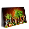 Led Wandbild Stillleben Mit Mediterranen Kraeutern Querformat Produktvorschau Seitlich