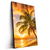 Led Wandbild Strand Von Barbados Hochformat Produktvorschau Seitlich