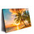 Led Wandbild Strand Von Barbados Querformat Produktvorschau Seitlich
