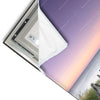 Led Wandbild Strandweg Im Sonnenuntergang Hochformat Materialvorschau