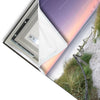Led Wandbild Strandweg Im Sonnenuntergang Quadrat Materialvorschau
