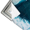 Led Wandbild Surfer Welle Quadrat Materialvorschau