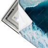 Led Wandbild Surfer Welle Querformat Materialvorschau