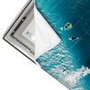 Led Wandbild Surfer Welle Schmal Materialvorschau