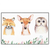 Led Wandbild Tiere Des Waldes Querformat Produktvorschau Frontal