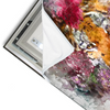 Led Wandbild Tiger Blumen Querformat Materialvorschau