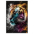 Led Wandbild Tiger Im Farbrausch Hochformat Produktvorschau Frontal