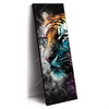 Led Wandbild Tiger Im Farbrausch Schmal Produktvorschau Seitlich