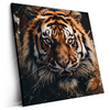 Led Wandbild Tiger Im Wasser Quadrat Produktvorschau Seitlich