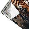Led Wandbild Tiger Im Wasser Querformat Materialvorschau