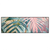 Led Wandbild Tropische Blaetter In Pastellfarben Panorama Produktvorschau Frontal