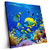 Led Wandbild Tropische Unterwasserwelt Quadrat Produktvorschau Seitlich