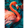 Led Wandbild Tropischer Flamingo Traum Hochformat Motivvorschau
