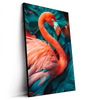 Led Wandbild Tropischer Flamingo Traum Hochformat Produktvorschau Seitlich