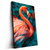 Led Wandbild Tropischer Flamingo Traum Hochformat Produktvorschau Seitlich
