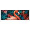 Led Wandbild Tropischer Flamingo Traum Panorama Produktvorschau Frontal